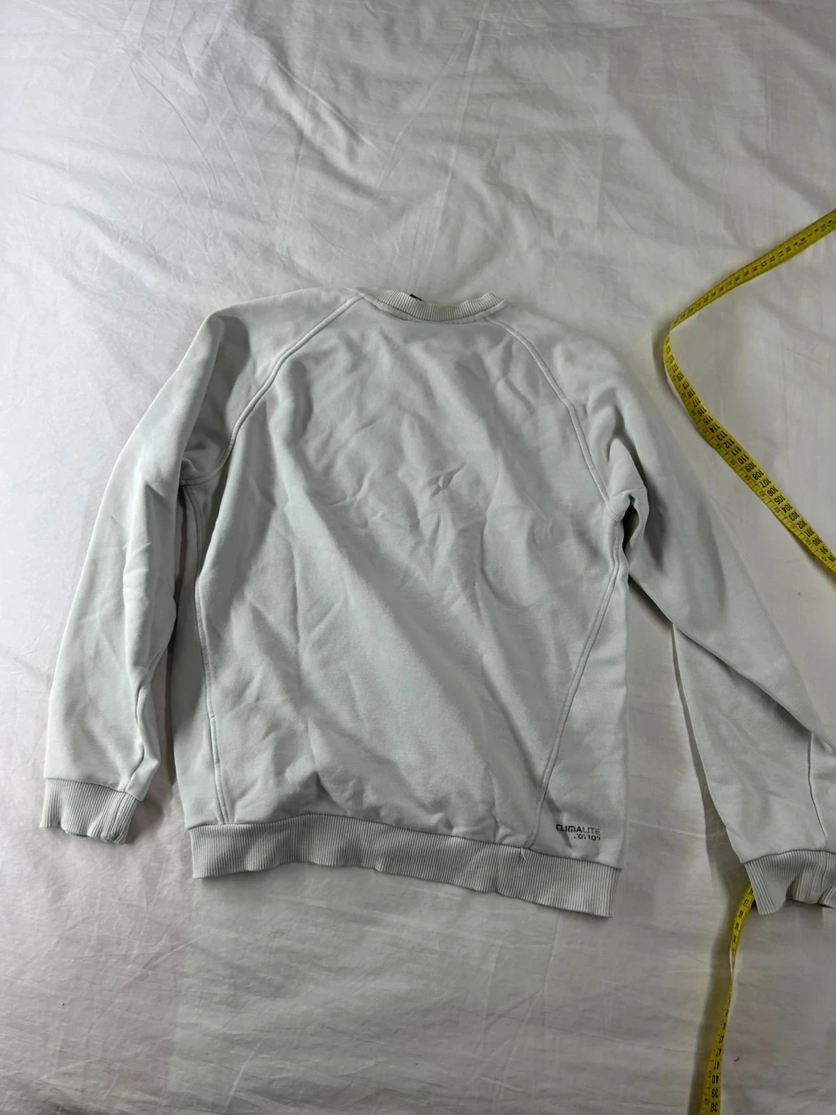 Vintage white adidas retro 90s 2000s style sweater – photo 17